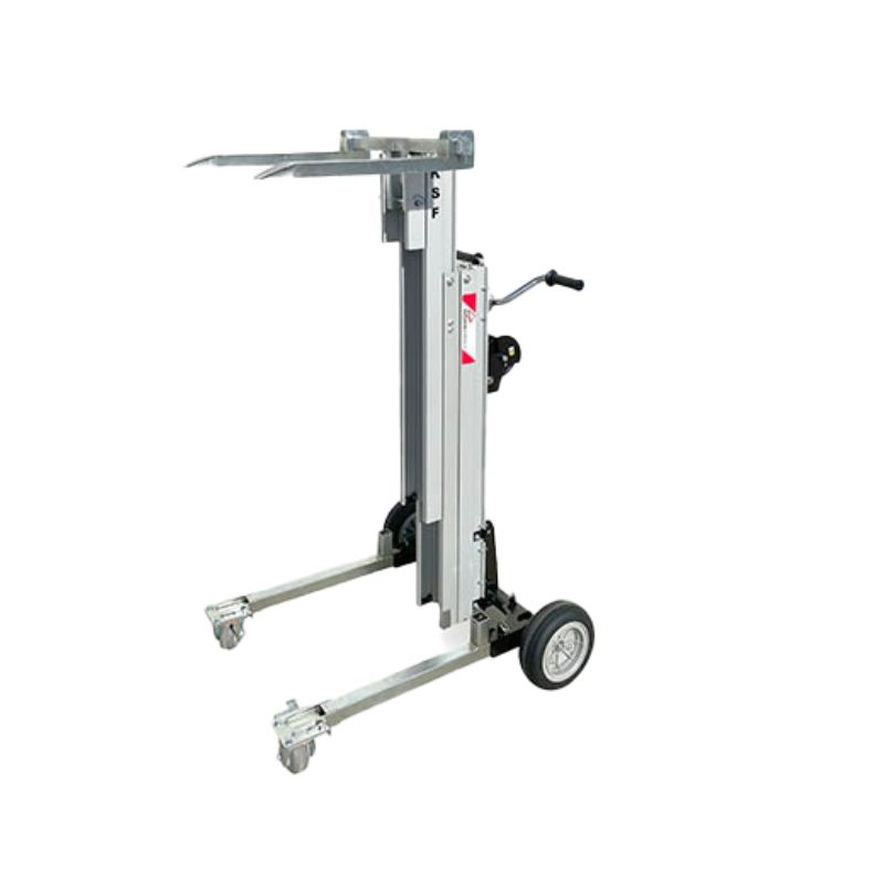 Sollevatore a manovella ad argano b1 per sollevamento caldaie murali